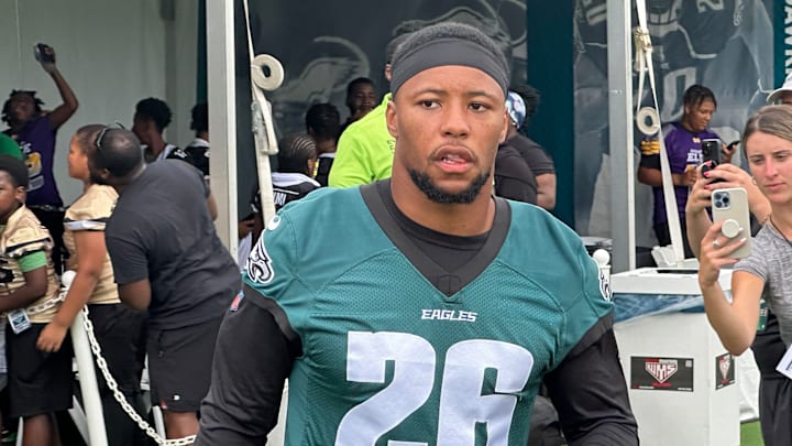 Eagles RB Saquon Barkley Eagles RB Saquon Barkley