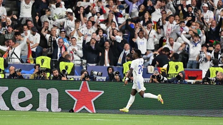 Vinicius beim Torjubel zum 1:0 Vinicius beim Torjubel zum 1:0