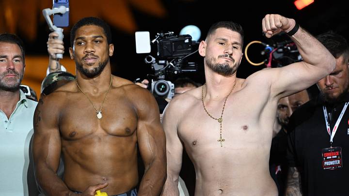 Anthony Joshua vs Kristian Prenga was a two round slugfest. Anthony Joshua vs Kristian Prenga was a two round slugfest.