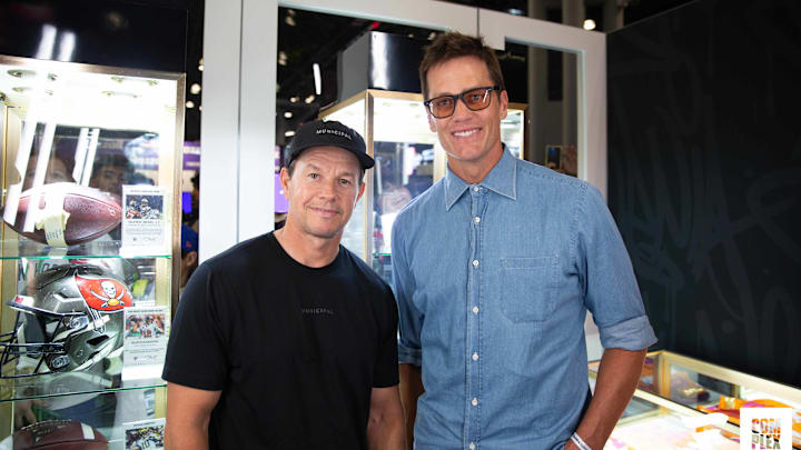 Mark Wahlberg and Tom Brady on 'Card Shopping'