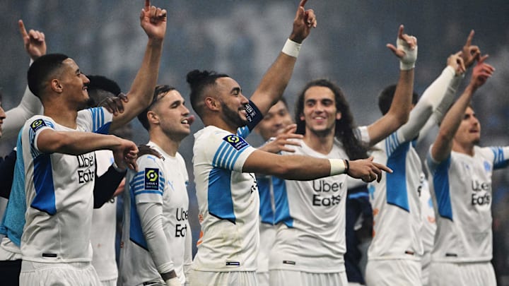 Les Marseillais ont célébré leur succès renversant contre Nantes (3-2) sans retenue mercredi. Les Marseillais ont célébré leur succès renversant contre Nantes (3-2) sans retenue mercredi.