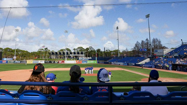The New York Mets play Israel in a spring training game, March 4, 2026, at Clover Park in Port St. Lucie. Mets won 5-2.