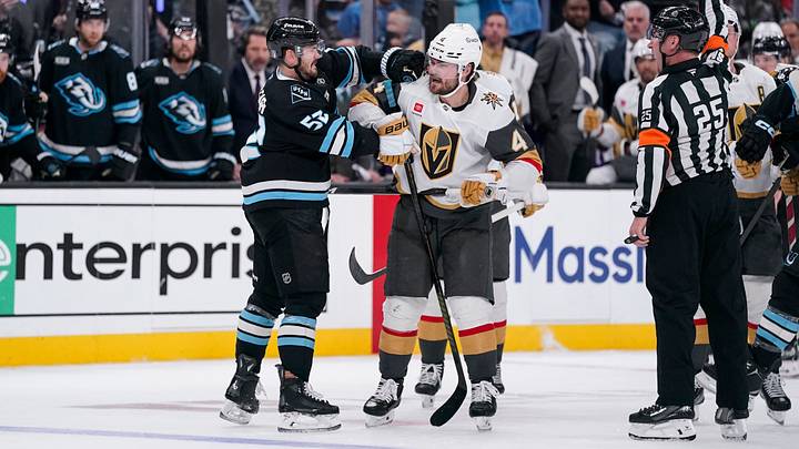 NHL: APR 24 Playoffs First Round Golden Knights at Mammoth NHL: APR 24 Playoffs First Round Golden Knights at Mammoth