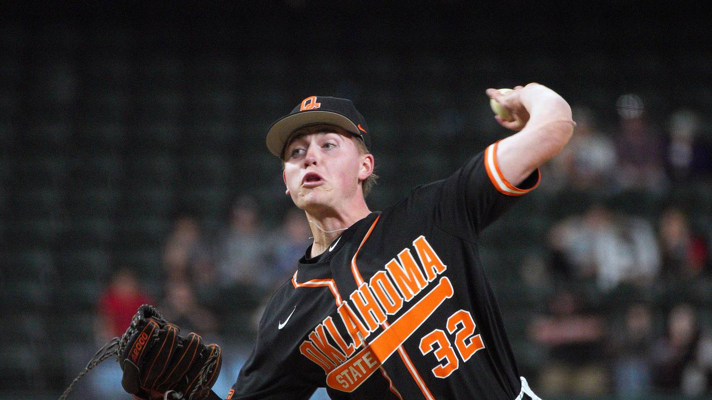 Drew Blake Sets Oklahoma State Pitching Record with Critical Strikeout