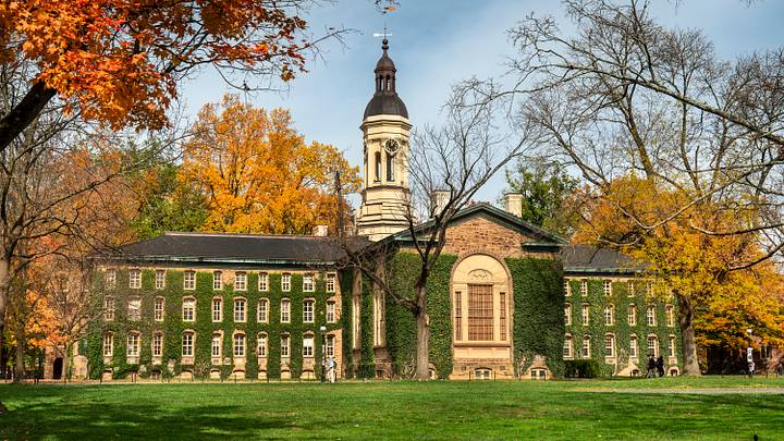 Princeton New Jersey Nassau Hall Ivy League university campus USA Princeton New Jersey Nassau Hall Ivy League university campus USA