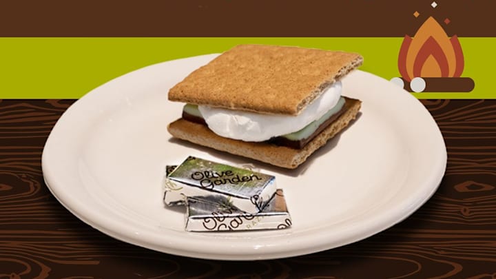 Olive Garden Mint S'mores - credit: Olive Garden