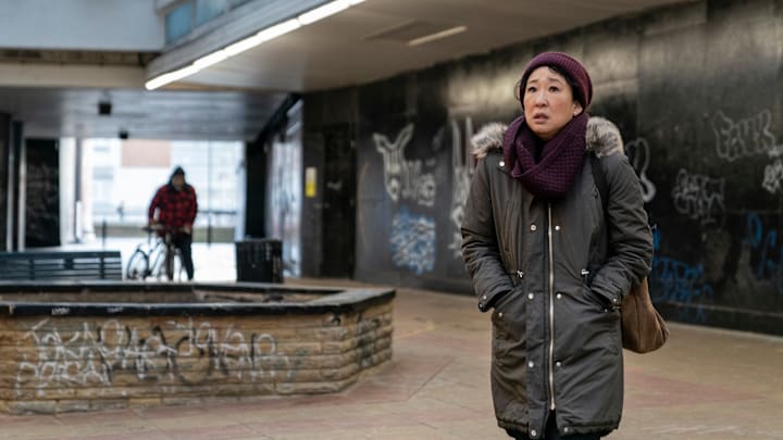 Sandra Oh as Eve Polastri - Killing Eve _ Season 3, Episode 8 - Photo Credit: Laura Radford/BBCAmerica/Sid Gentle