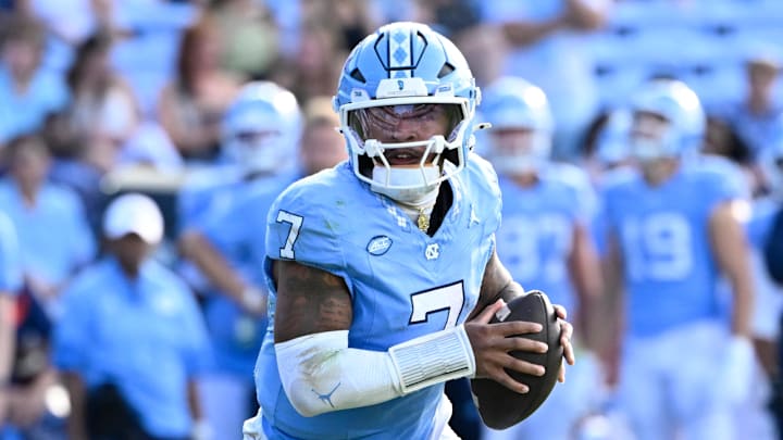 North Carolina Tar Heels quarterback Gio Lopez North Carolina Tar Heels quarterback Gio Lopez