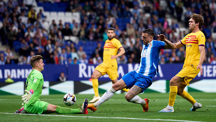 Marc-Andre ter Stegen (left) is closing in on history Marc-Andre ter Stegen (left) is closing in on history