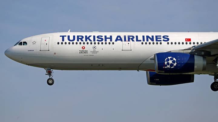Turkish Airlines Airbus UEFA Champions League livery Turkish Airlines Airbus UEFA Champions League livery