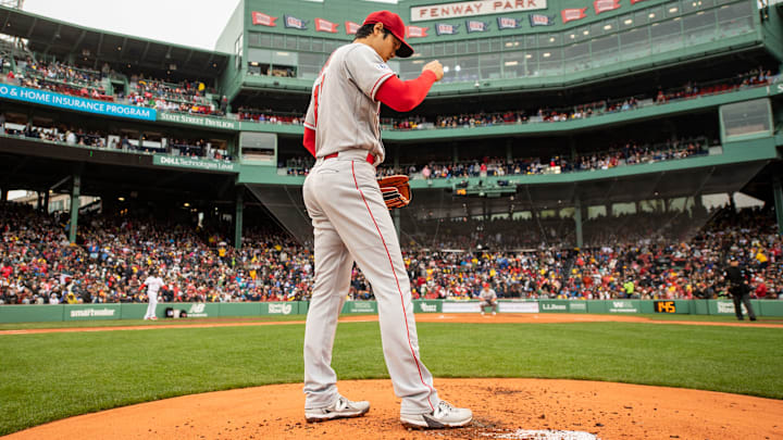 Los Angeles Angels v Boston Red Sox
