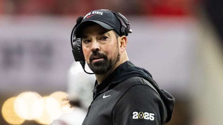 Ryan Day reacted to Chip Kelly leaving Ohio State while speaking during an interview.