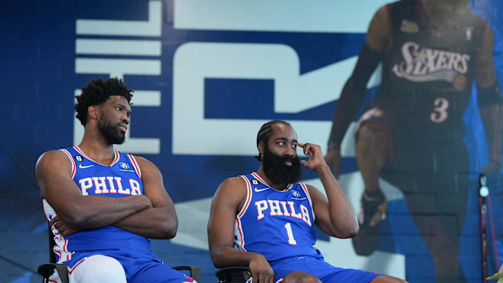 Joel Embiid, James Harden, Philadelphia 76ers