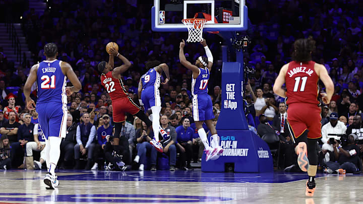 Miami Heat v Philadelphia 76ers - Play-In Tournament