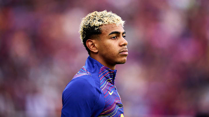 Lamine Yamal a évoqué le duel avec le PSG. Lamine Yamal a évoqué le duel avec le PSG.