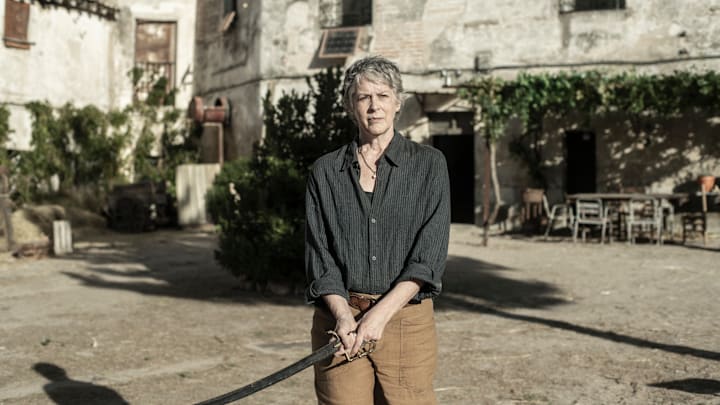 Melissa McBride as Carol Peletier - The Walking Dead: Daryl Dixon _ Season 3 - Photo Credit: Manuel Fernandez-Valdes/AMC