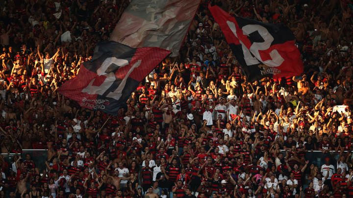 Torcida do Flamengo no Maracanã.