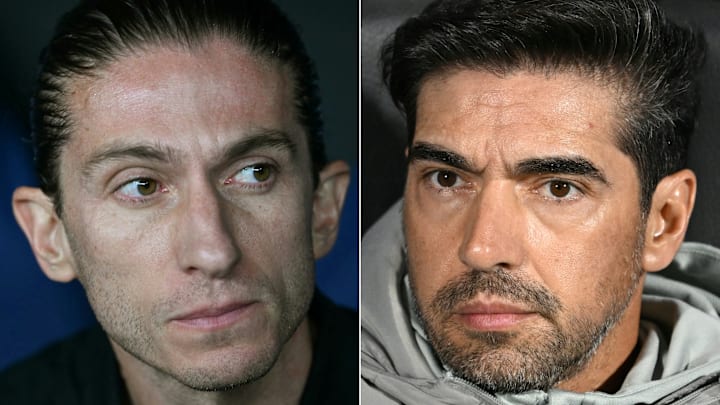 O catarinense Filipe Luís e o português Abel Ferreira já foram campeões brasileiros