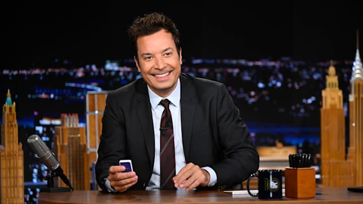 THE TONIGHT SHOW STARRING JIMMY FALLON -- Episode 2159 -- Pictured: Host Jimmy Fallon during Who Said It? on Thursday, July 17, 2025