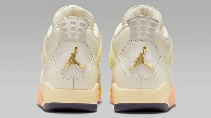 The Air Jordan 4 "Birds of Paradise" colorway. The Air Jordan 4 "Birds of Paradise" colorway.