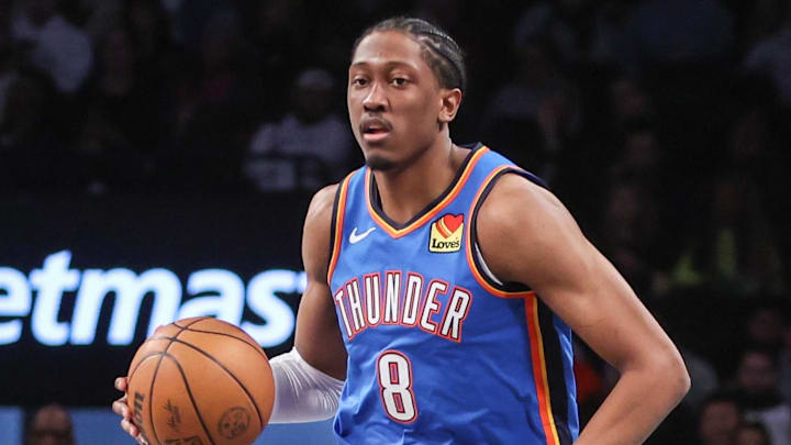 Oklahoma City Thunder forward Jalen Williams. Oklahoma City Thunder forward Jalen Williams.