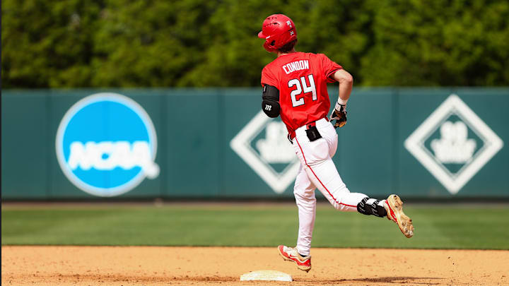 Georgia first baseman and outfielder Charlie Condon (24) during Georgia’s game against Florida at Foley Field in Athens, Ga., on Saturday, May 18, 2024. (Kari Hodges/UGAAA)