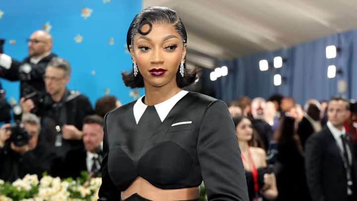 Angel Reese at the 2025 Met Gala.