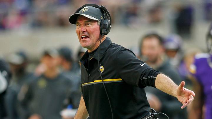 Minnesota Vikings head coach Mike Zimmer Minnesota Vikings head coach Mike Zimmer