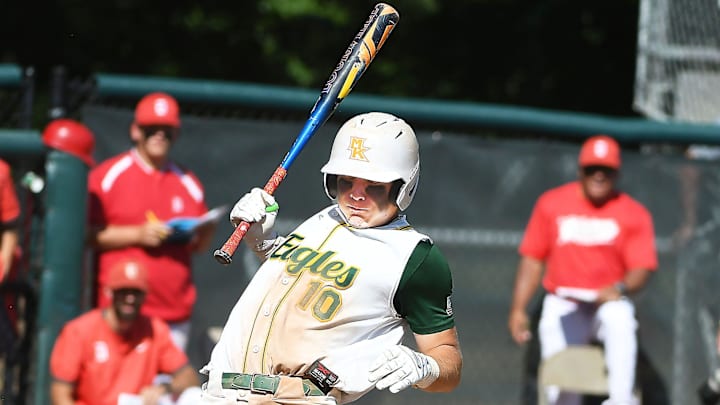 Morris Knolls Luke Dickerson gets hit by a pitch. Morris Knolls Baseball defeats Delsea 11-3 in the Group 3 final on June 8,2024 Morris Knolls Luke Dickerson gets hit by a pitch. Morris Knolls Baseball defeats Delsea 11-3 in the Group 3 final on June 8,2024