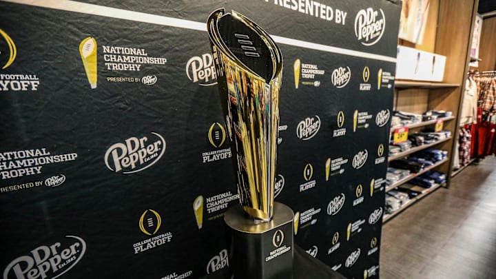 College Football Playoff National Championship trophy