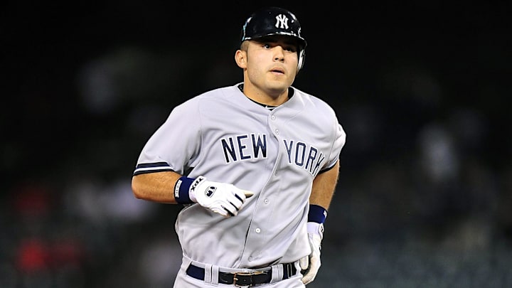 September 9, 2011; Anaheim, CA, USA; New York Yankees catcher Jesus Montero (63) rounds the bases after he hits a solo home run in the third inning against the Los Angeles Angels at Angel Stadium. Mandatory Credit: Gary A. Vasquez-Imagn Images September 9, 2011; Anaheim, CA, USA; New York Yankees catcher Jesus Montero (63) rounds the bases after he hits a solo home run in the third inning against the Los Angeles Angels at Angel Stadium. Mandatory Credit: Gary A. Vasquez-Imagn Images