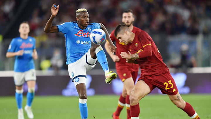 Victor Osimhen e Gianluca Mancini