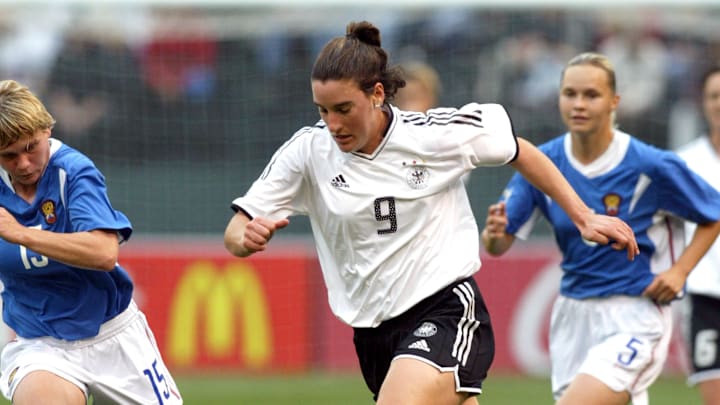 Birgit Prinz beim FIFA Women's World Cup USA 2003 Germany vs Russia October 2, 2003