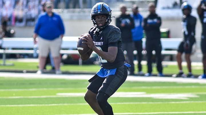 North Crowley senior quarterback Chris Jimerson Jr.