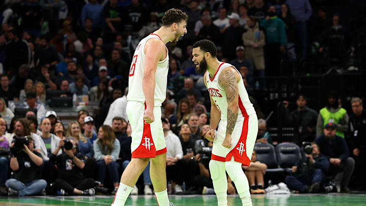 Houston Rockets v Minnesota Timberwolves - Emirates NBA Cup Houston Rockets v Minnesota Timberwolves - Emirates NBA Cup