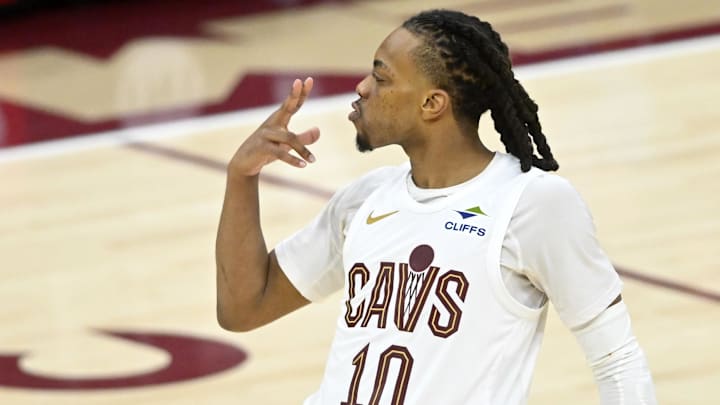 Garland suffered a toe sprain in the first round against the Heat