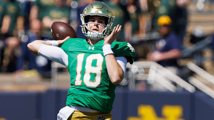 Steve Angeli is leaving Notre Dame for the 2025 football season.