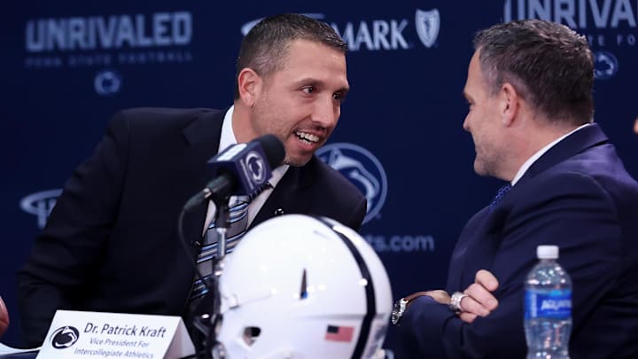 Penn State football head coach Matt Campbell
