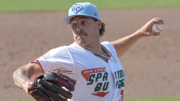 Spartanburger pitcher Dalton Pence.