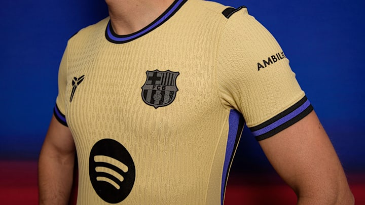Barcelona’s new away shirt is here.