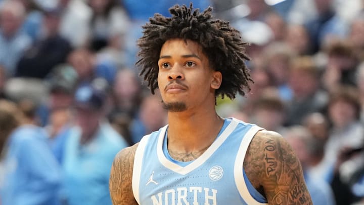 Dec 30, 2025; Chapel Hill, North Carolina, USA; North Carolina Tar Heels forward Jonathan Powell (11) on the court in the second half at Dean E. Smith Center. Mandatory Credit: Bob Donnan-Imagn Images Dec 30, 2025; Chapel Hill, North Carolina, USA; North Carolina Tar Heels forward Jonathan Powell (11) on the court in the second half at Dean E. Smith Center. Mandatory Credit: Bob Donnan-Imagn Images