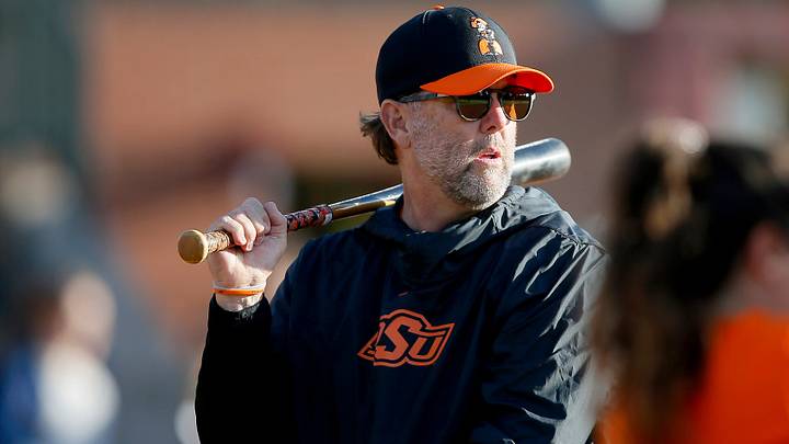 Oklahoma State softball coach Kenny Gajewski. Oklahoma State softball coach Kenny Gajewski.