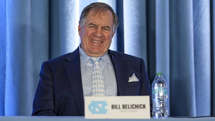 North Carolina Tar Heels new head coach Bill Belichick at Loudermilk Center for Excellence.