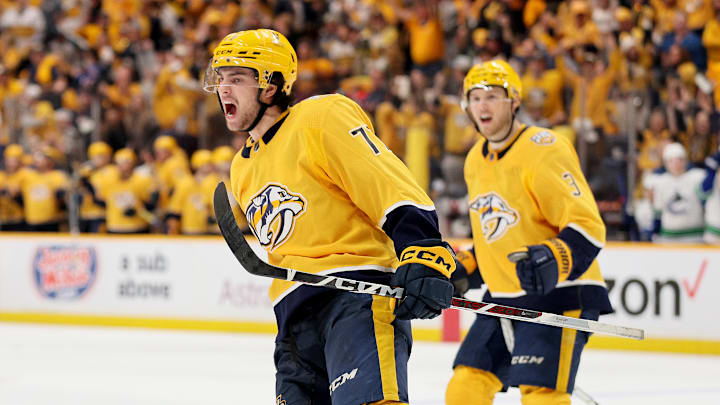 Vancouver Canucks v Nashville Predators - Game Three