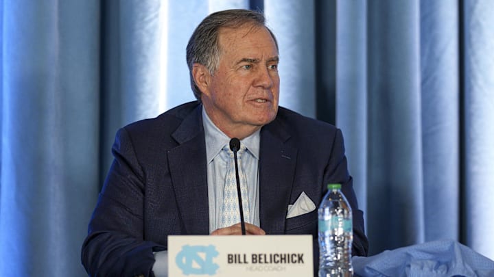 UNC football head coach Bill Belichick UNC football head coach Bill Belichick