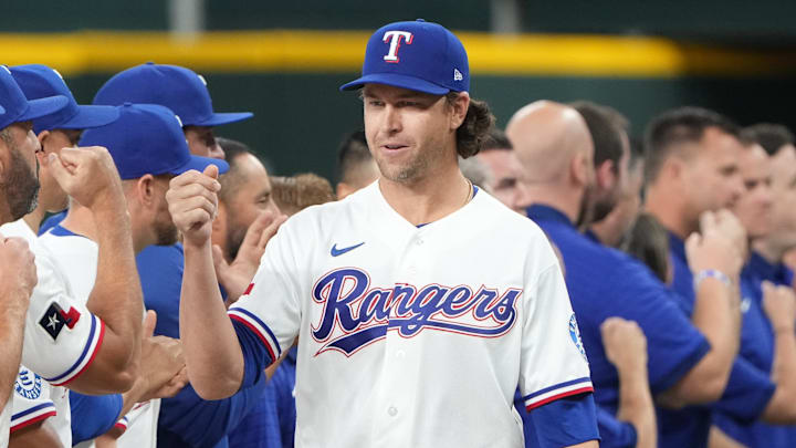 Texas Rangers pitcher Jacob deGrom.