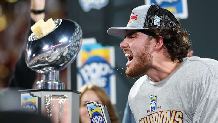 Rocco Becht was named MVP of the Pop-Tarts Bowl after leading Iowa State to a victory over Miami.