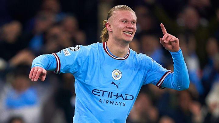 Erling Haaland marcó 5 goles con el Manchester City en la Champions League