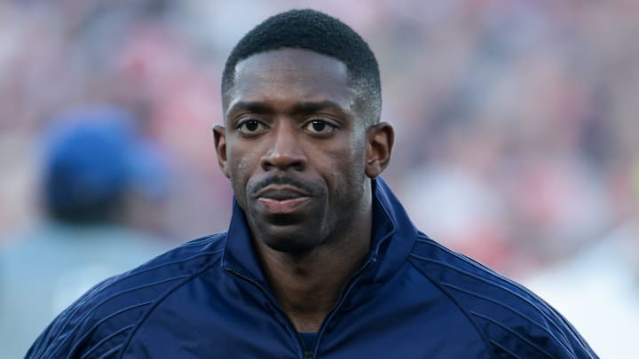 Ousmane Dembélé ne débute pas pour la demi-finale retour de Ligue des Champions. Ousmane Dembélé ne débute pas pour la demi-finale retour de Ligue des Champions.
