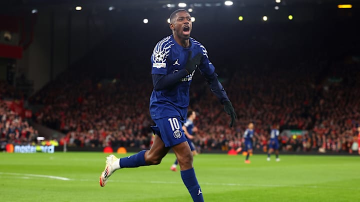 Dembele a inscrit un but important contre Liverpool.